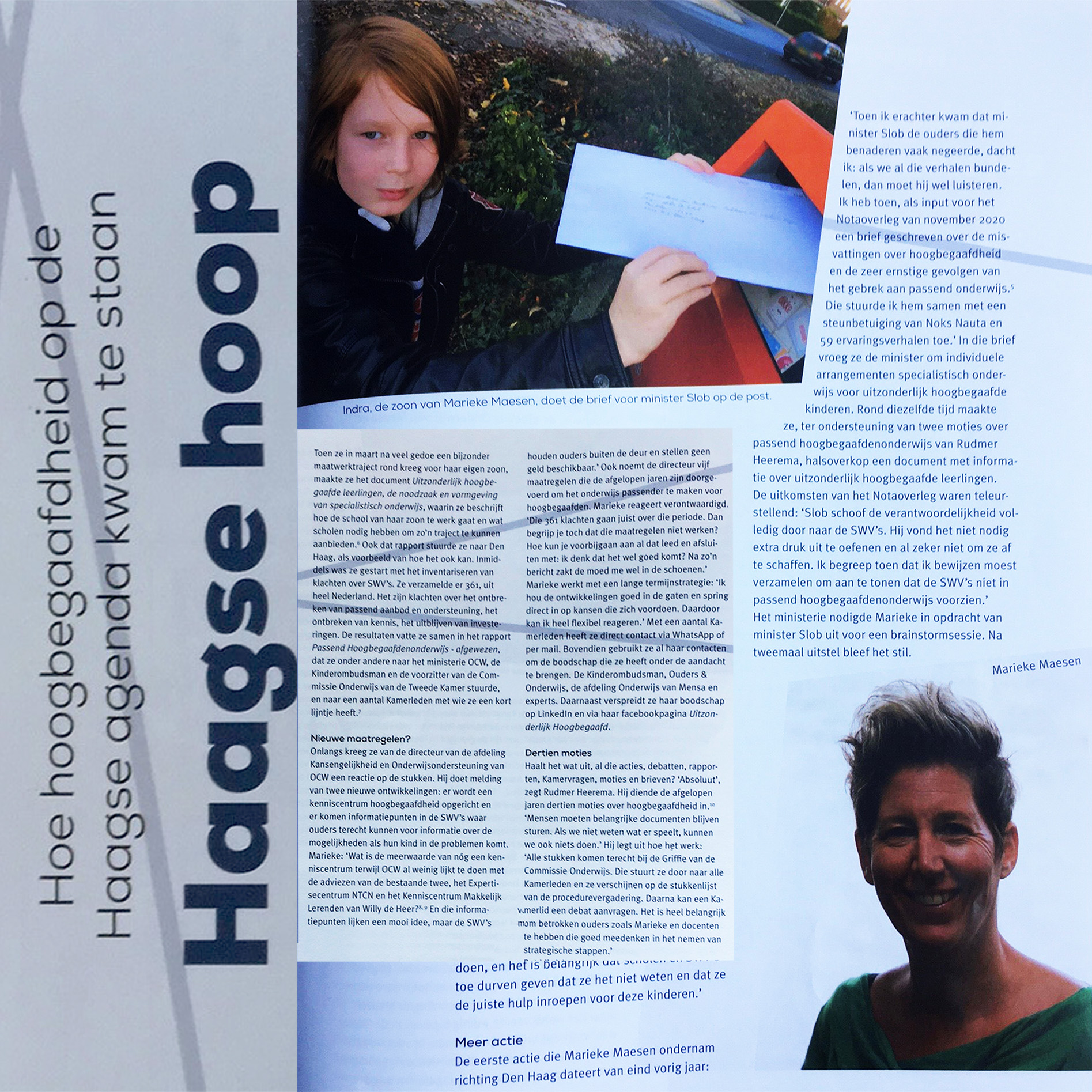 vakblad Talent, artikel Haagse Hoop, 09/2021